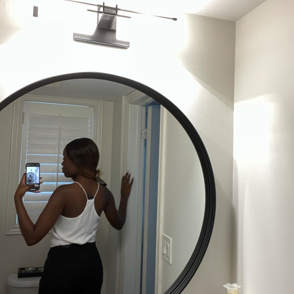 Black denim shorts - Picture 2 of 2